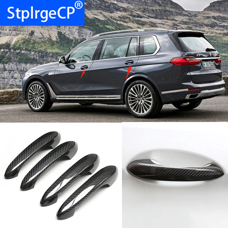 Для BMW X7 G07 M50i xDrive40i xDrive50i 2018 2019 2020 аксессуары 100% натуральное углеродное волокно