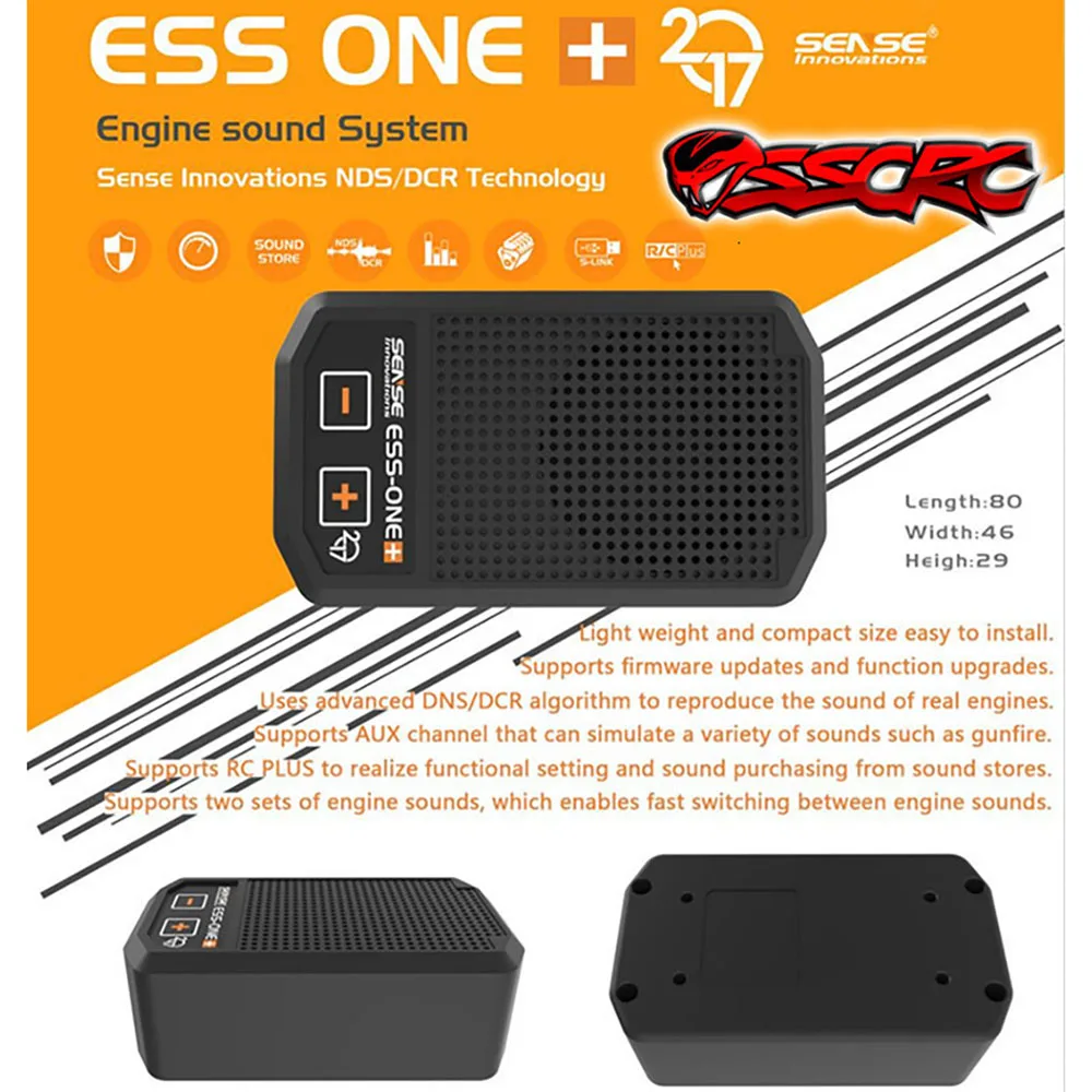 Новое поступление радиоуправляемого автомобиля ESS ONE plus звуковая система