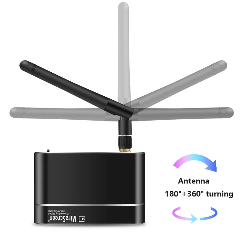 MiraScreen X6W Беспроводной full HD 1080P дисплей Dongle приемник WiFi Mirror Box VGA anycast Miracast Airplay DLNA media
