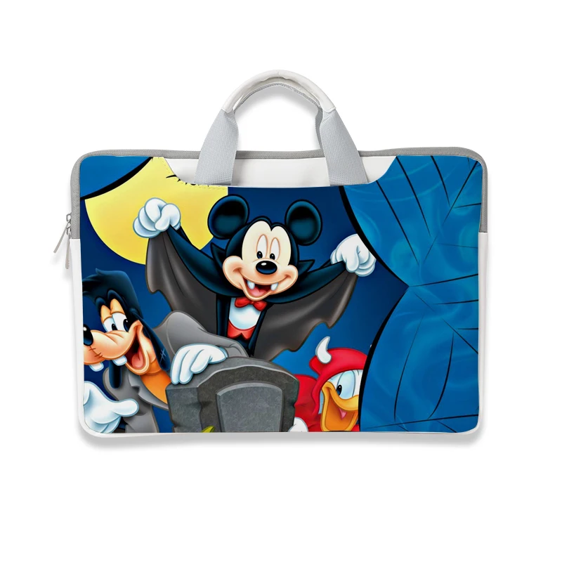 disney mickey minnie stitch laptop bag case for macbook air pro 13 14 15 6 laptop sleeve waterproof bag for dell lenovo huawei free global shipping