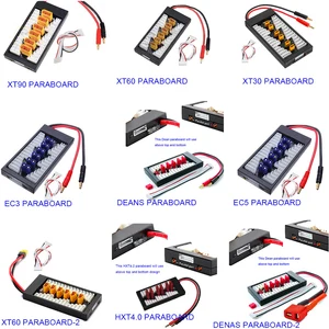 Зарядное устройство XT60 LiPo для зарядки аккумуляторов 2-6S параллельное соединение Plate с предохранителем 4,0 XT60 Deans адаптер для зарядного устройства IMAX ISDT