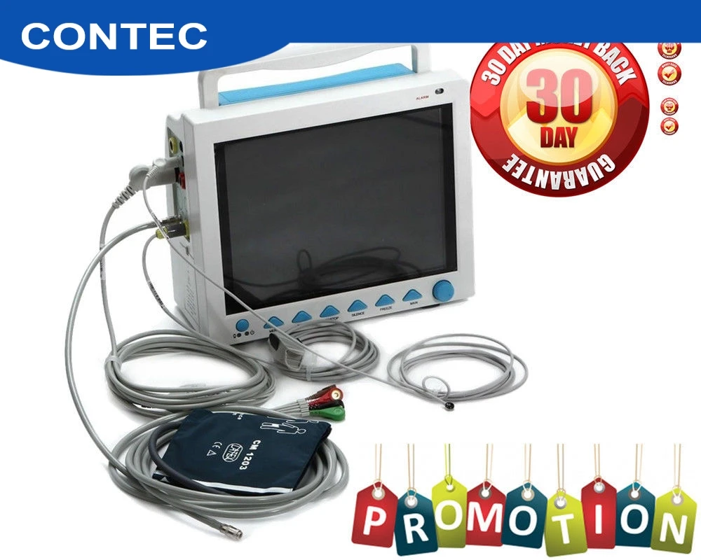 Продавец, FDA монитор пациента в отделении интенсивной терапии ECG NIBP SPO2 RESP TEMP PR монитор основных жизненных показателей CMS8000 6 PARA