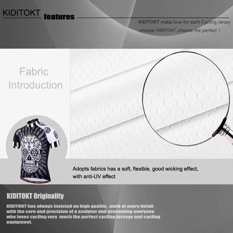KIDITOKT 2021 Pro Анти-УФ Велоспорт Джерси дышащий горный велосипед летняя одежда MTB