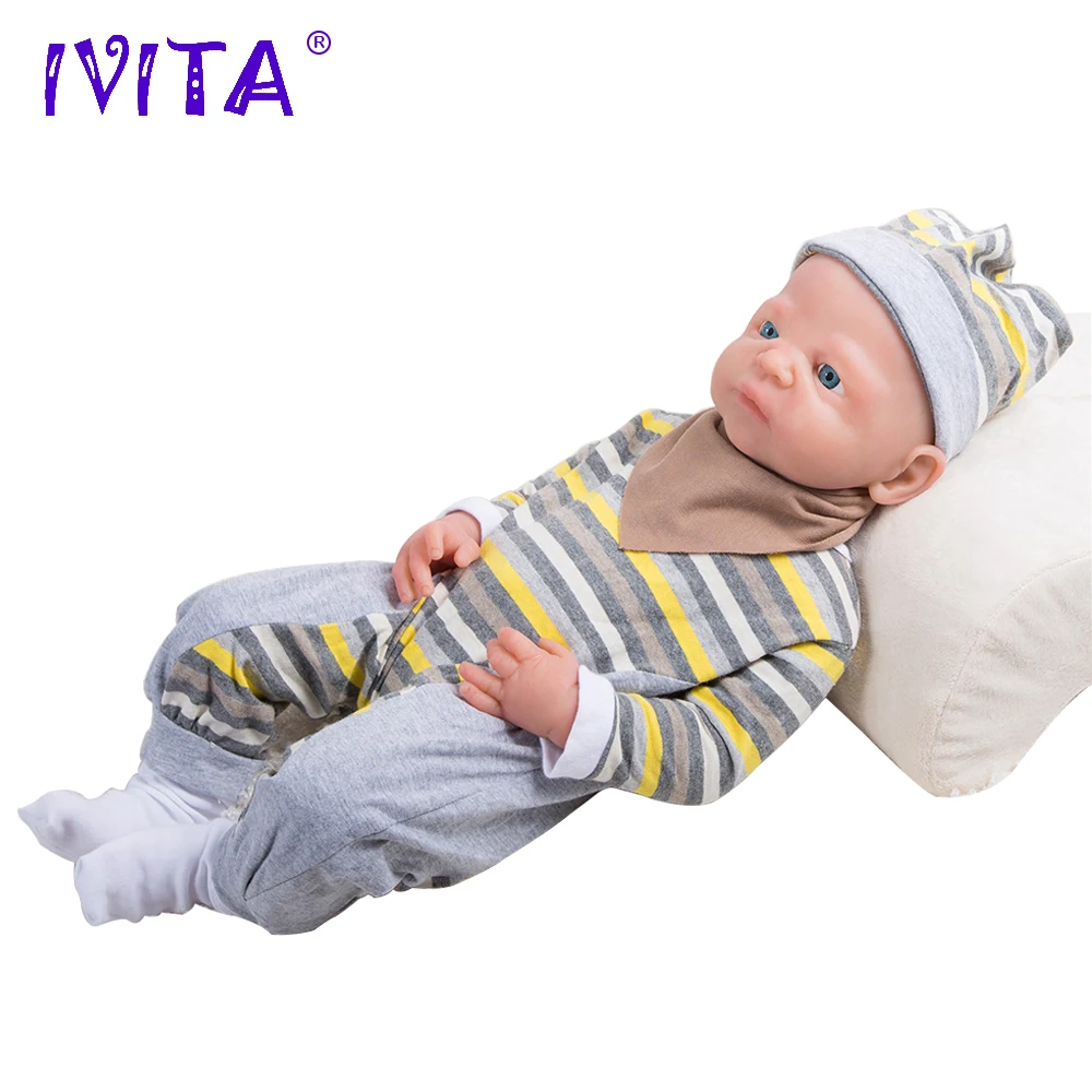 Отправка из США и Китая WG1511 54 см 4 9 кг силиконовые куклы для новорожденных девочек