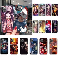 Demon Slayer Anime Kimetsu Yaiba Phone Case for iPhone mini pro MAX Plus