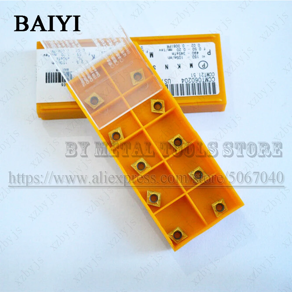 10 шт. CCMT060204 UE6020 CCMT21.51 оригинальный инструмент для ЧПУ режущее лезвие карбидная