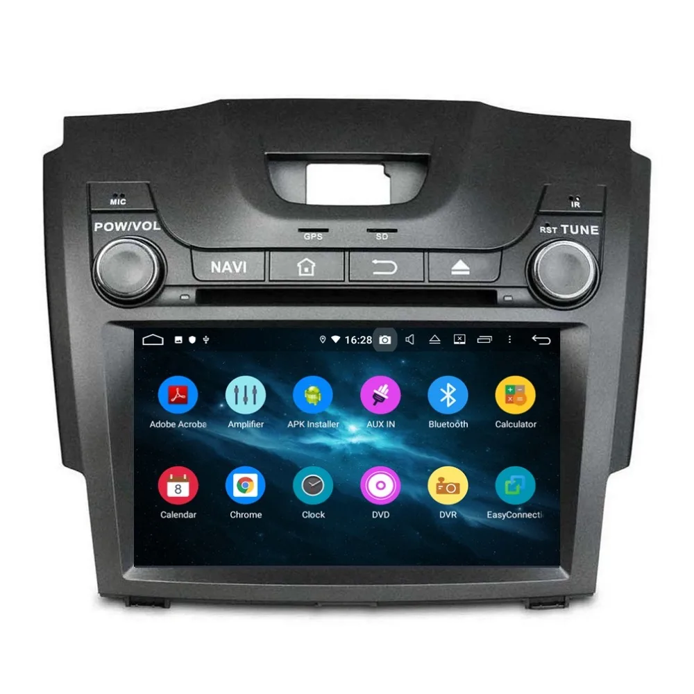 Автомагнитола 8 дюймов ядер Android 0 1 DVD плеер GPS для Chevrolet S10 Isuzu D Max 32 ГБ навигация 4 Гб