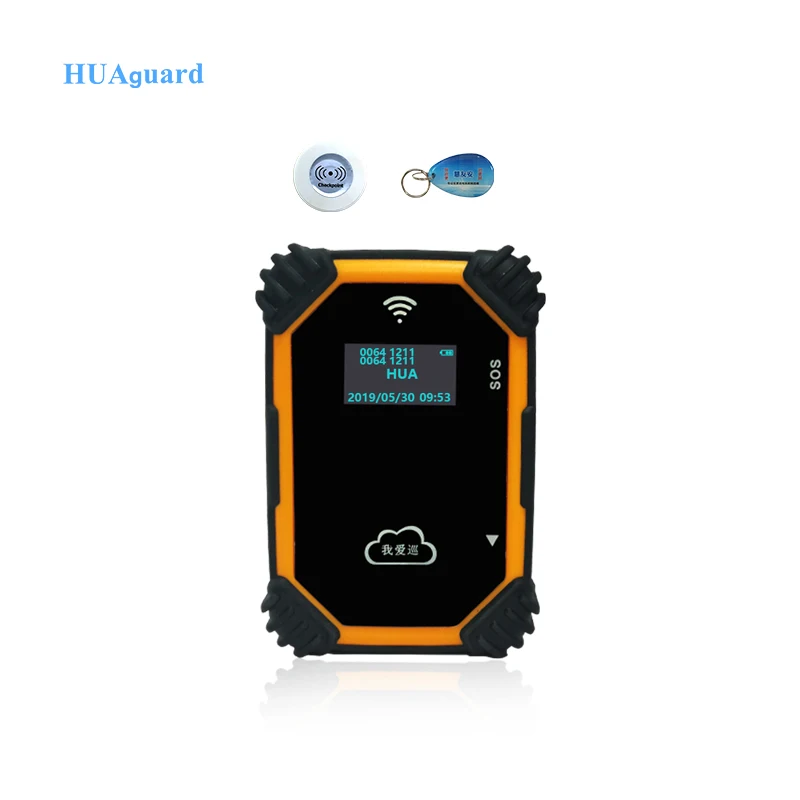 

HUAguard HUA-K2 SOS Alert Handheld Guard Tour Systems Guard Tracking Scanner