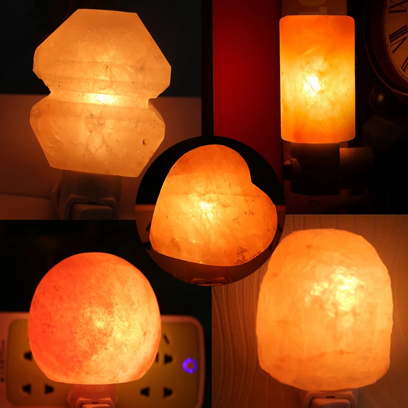 

Соляная Лампа, гималайский Хрустальный маленький настенный светильник для спальни, лампа для хорошего сна, ручная резьба, домашний декор, о...