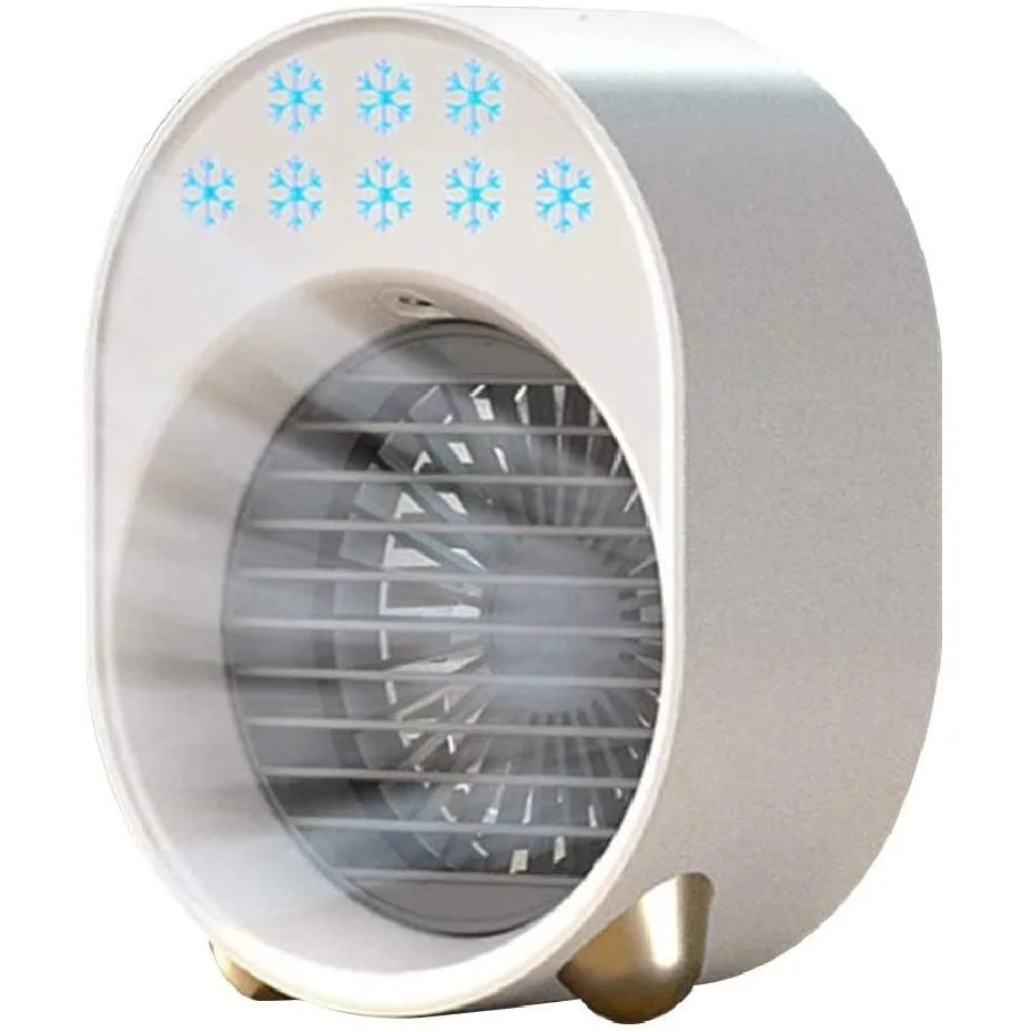 Портативный мини-вентилятор с USB, увлажнитель воздуха для дома, офиса, комнаты, настольный кондиционер, очиститель