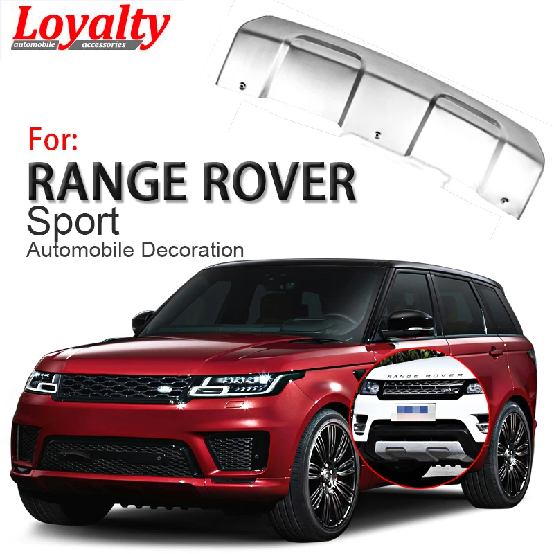 

Loyalty for Land Rover Range Sport 2014 2015 2016 Front and Rear Bumper Bottom Guard Cover Trim Car Accessories