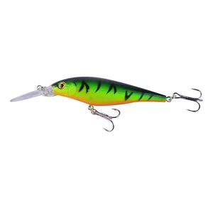 Искусственная жесткая приманка, 11 см, 10,2 г, 1 шт., супер качество, 10 цветов, рыба, гольян, Воблер для рыболовной наживки, кренкбейт с крючком 6 #, с объемными глазами