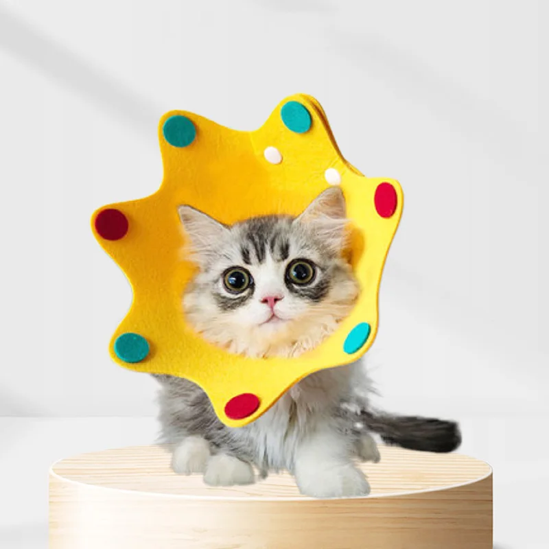 Ошейник для домашних питомцев войлочная цветная Водонепроницаемая маска защиты