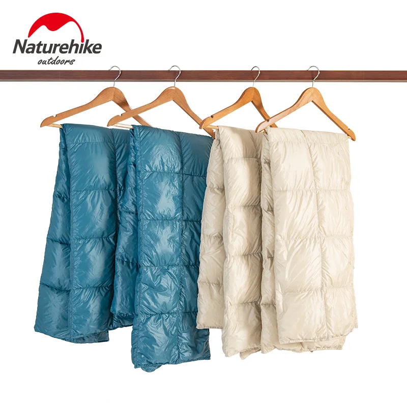 Naturehike спальный мешок одеяло шаль 220 г Splicable гусиный пух портативное Туристическое