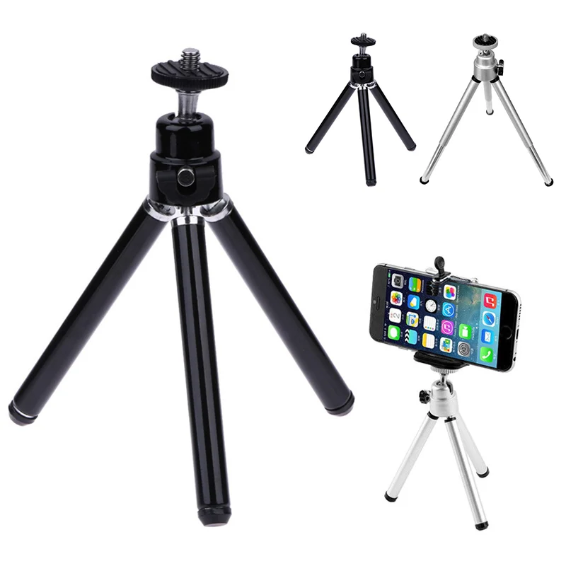 

Tripod For Phone Camera Stand Holder For Mobile Phone Mini Tripod For Smartphone Bluetooth-compatible Remote Phone Tripods Metal