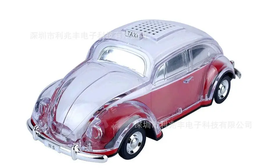 WS-1937BT colorful bluetooth mini speaker car shape sound box MP3+U disk+TF+FM function+bluetooth | Электроника