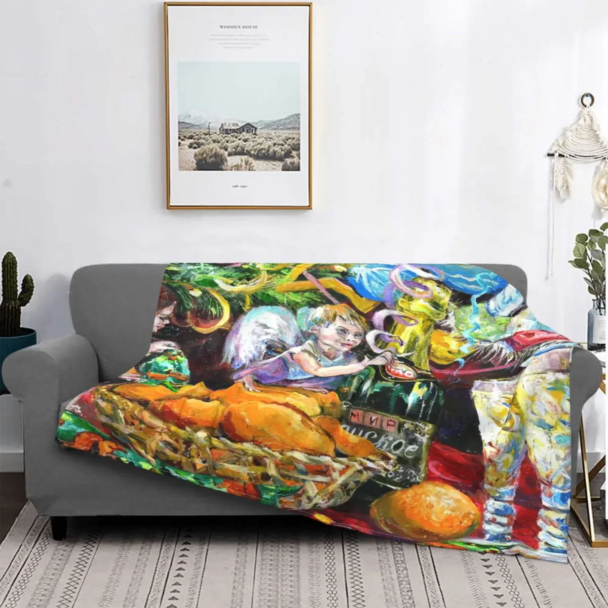 

Manta de ángeles en el año nuevo, para cama colcha, alfombra a cuadros, manta de Anime, manta doble, ropa de cama y fundas