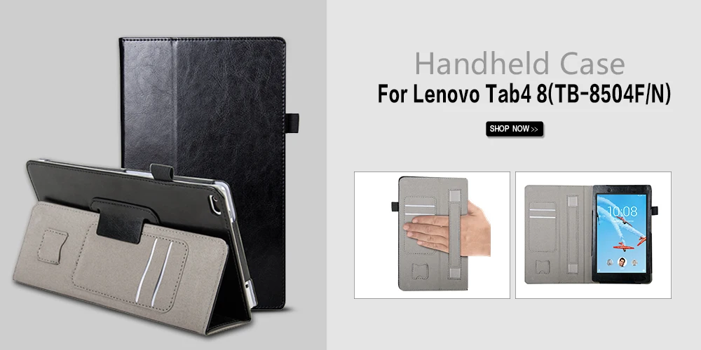 Чехол для lenovo Tab 4 8 дюймов планшет TB-8504F/8504N 8 дюймов планшет выпуск с подставкой защитный чехол из искусственной кожи