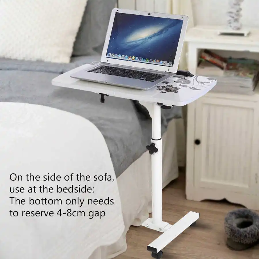 

Съемный стол для ноутбука, Многофункциональный переносной стол для ноутбука со съемными колесами, кровать, диван, книги, закуски