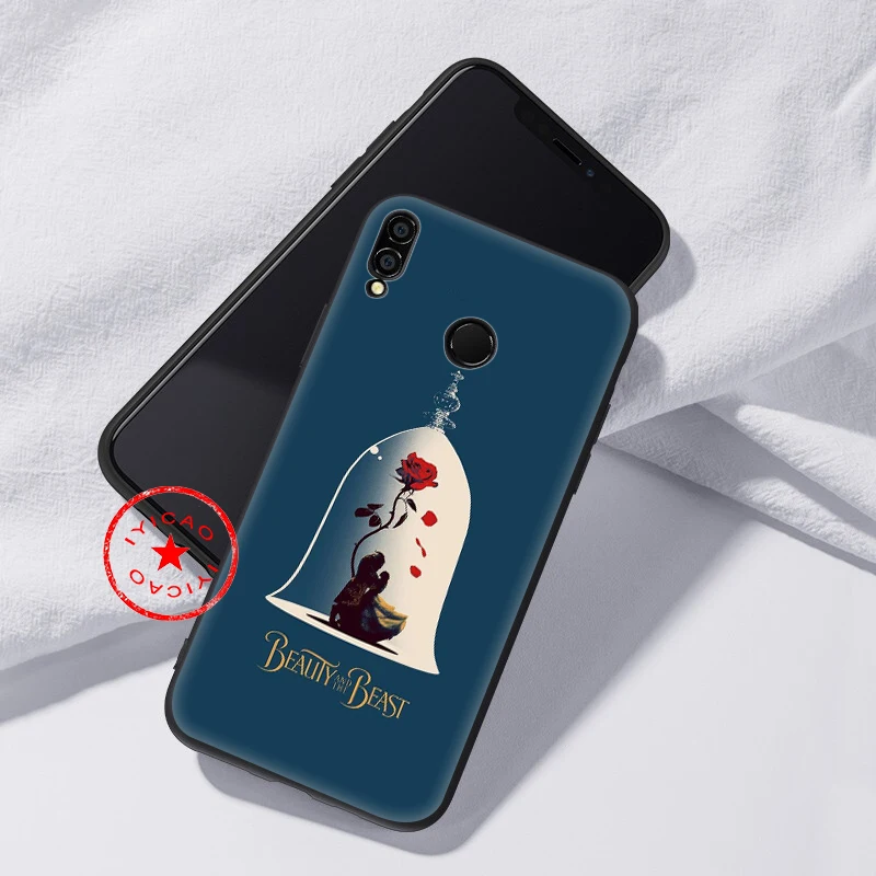 IYICAO Красавица и Чудовище мягкий чехол для huawei Honor 20 10 9X9 8X 8C 8 7X 7A 6A Lite рro вид