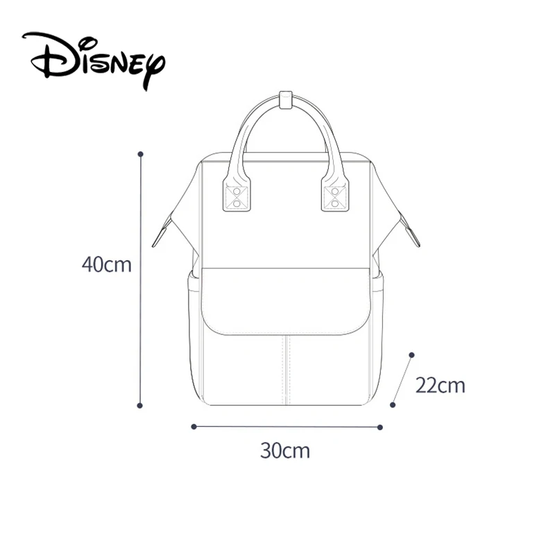 

Disney Mickey Minnie Mouse Diaper Bags Waterproof Large Capacity Maternity Backpack For Mom Baby Care Mommy Travel Organizer Bag
