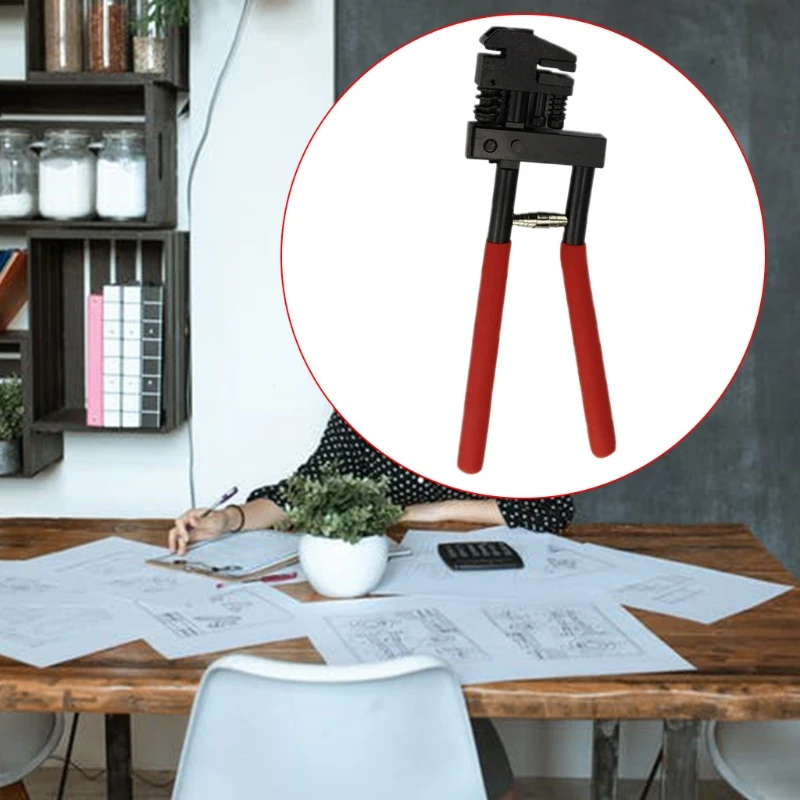 

Панель фланцевый Дырокол и обжимной инструмент 5 мм ручной фланцевый Дырокол гибочный Дырокол обжимной инструмент Сверхмощный пробойник