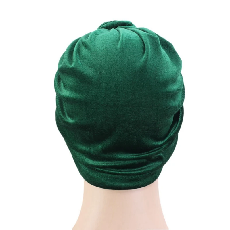 Donut Turban Caps for Women Hijab Cotton Headscarf Hat Female Headband Turbans Muslim Cap Chemotherapy | Тематическая одежда и