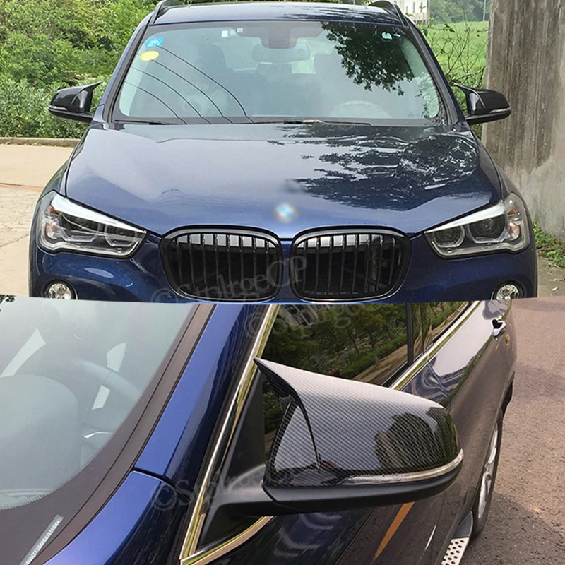 X1 F48 Карбоновая крышка зеркала для BMW X2 F39 F46 F45 F49 F52 Z4 G29 1 2 серии Touring Боковое зеркало