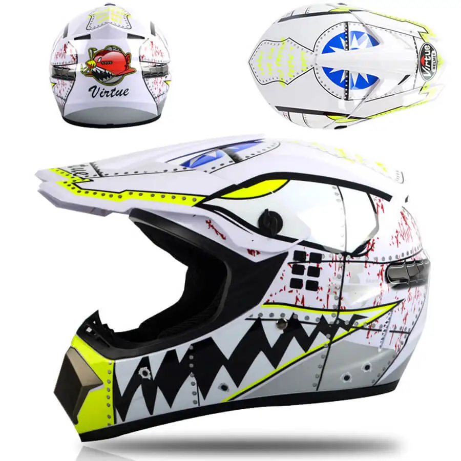 18 Лидер продаж мотоциклетный шлем внедорожный MX Capacete Casco мотоциклетный шлем для гонок Mtb мотокросса шлемы 4 подарки - Цвет: 18