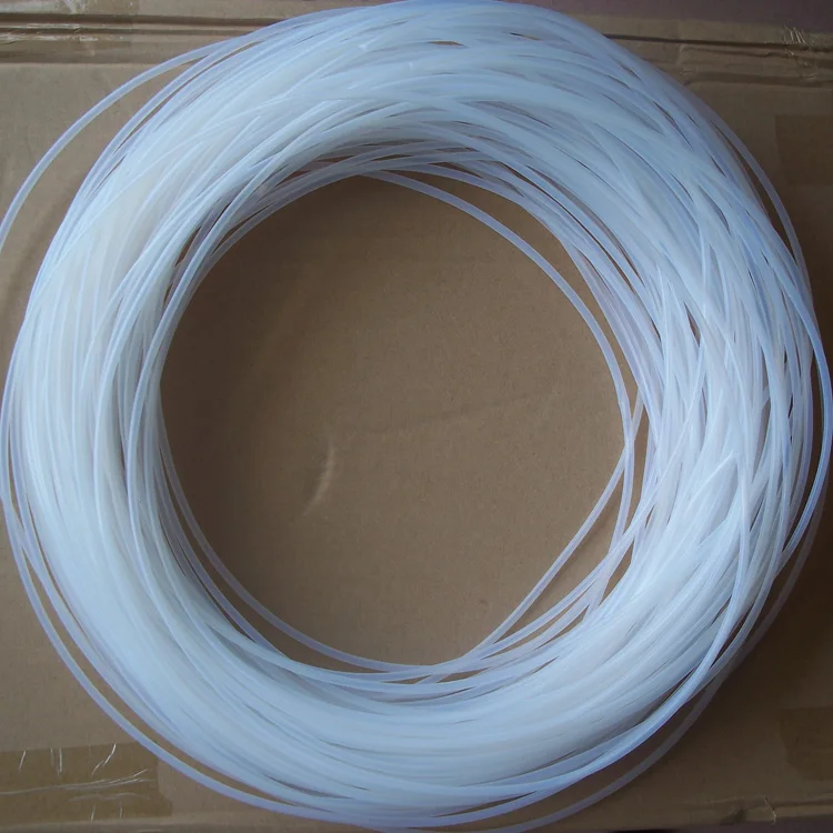 

11S 2.41mm x 3.21mm PTFE Tube F46 Insulated Capillary Heat Protector Transmit Hose Rigid Temperature Corrosion Resistance 600V