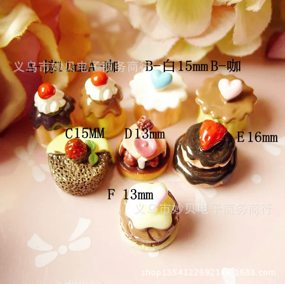 5 шт./10 шт. поддельный крем пищевая Смола плоская спина кабошон Kawaii DIY крафтовое