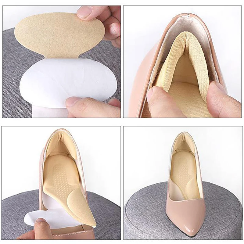 

1Pair Soft Back Soft Insole Pad Inserts Breathable Anti-slip Post Relieve Pressure For High Heel Shoe