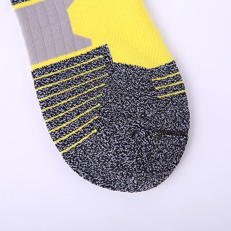 Однотонные баскетбольные носки элитные массивные спортивные Нескользящие