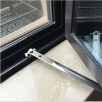 prevent window closing bracket windproof retainer window opening limit flat wind support punch free connecting rod limiter