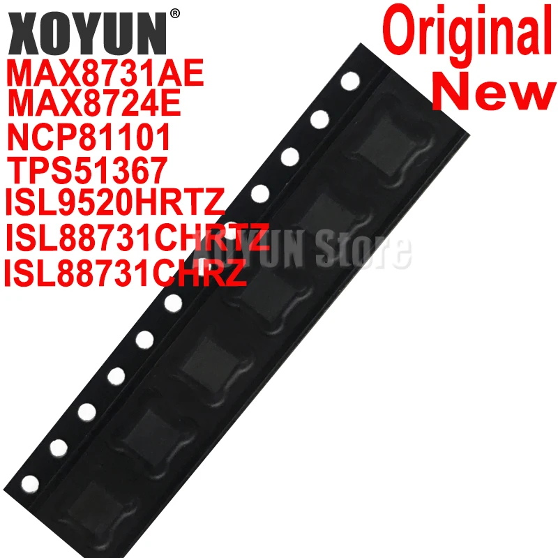 100% новый MAX8731AE 8731AE ISL88731CHRTZ 88731HRTZ MAX8724E 8724E NCP81101 81101 ISL88731CHRZ TPS51367 ISL9520HRTZ 9520HRTZ QFN