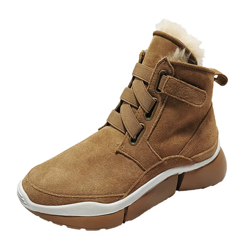 Женские зимние ботинки из натуральной кожи коллекция 2019 года женские бархатные