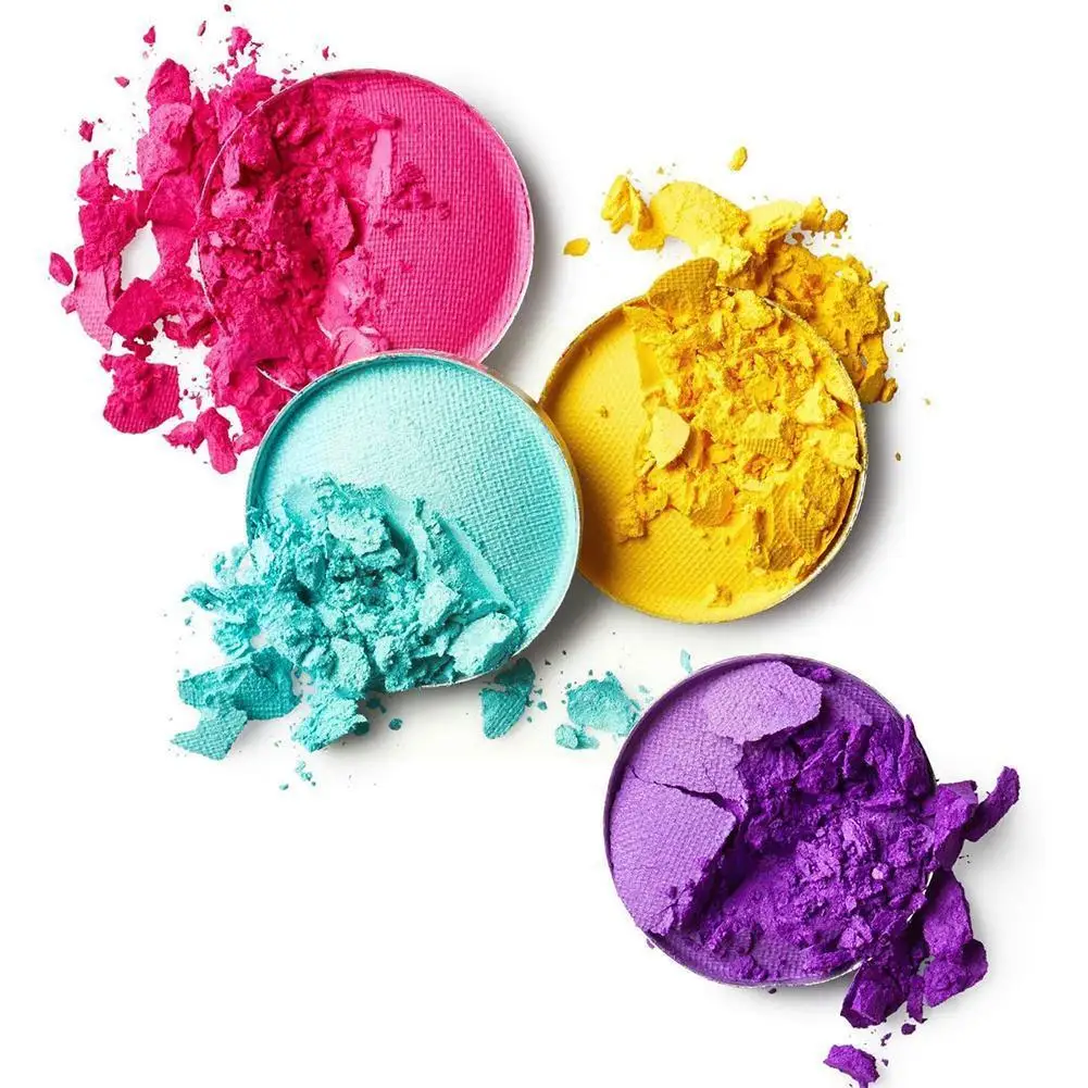 

5pcs/set Eyeshadow Palette Round Empty Pans For Eye Shadow Palette Diy Makeup Iron Tray Makeup Palette Tools S7w1