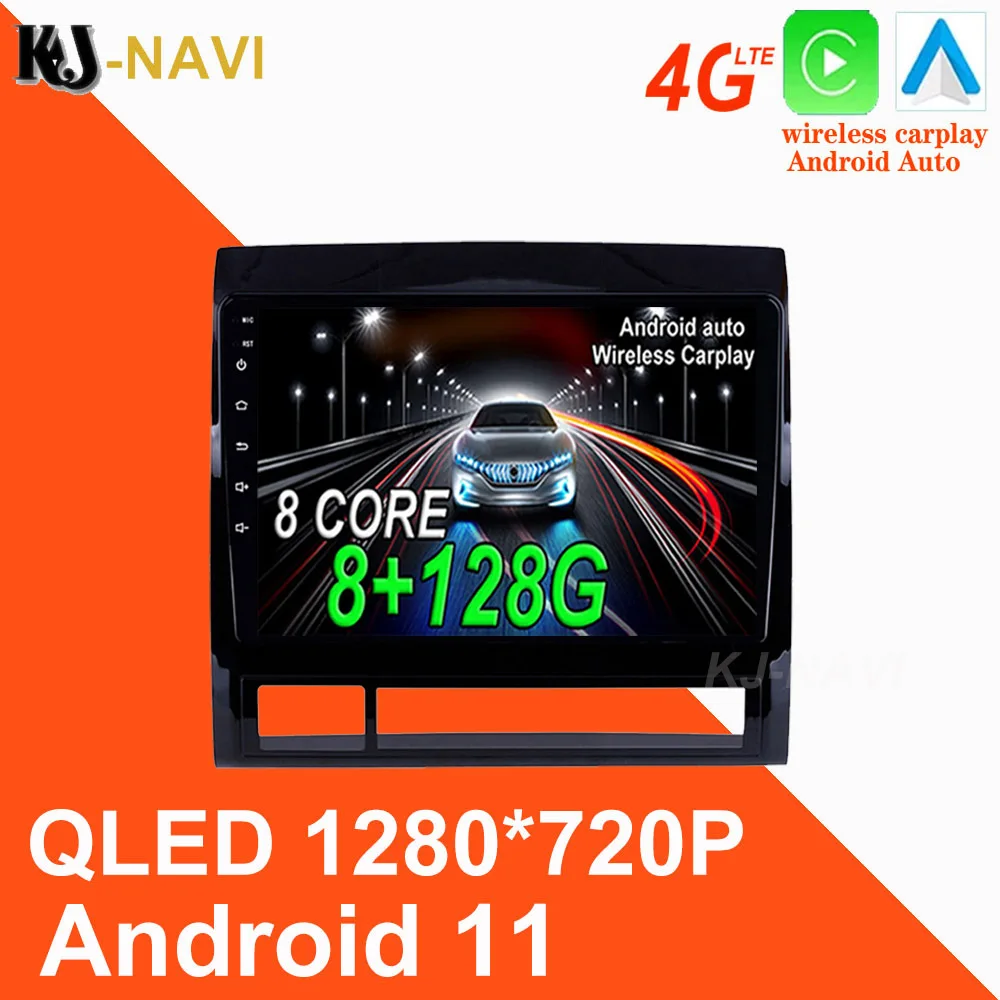 

Автомобильный радиоприемник 1280*720P Android 11 для Toyota Tacoma 2005-2013 9 дюймов мультимедийный GPS-навигатор без DVD