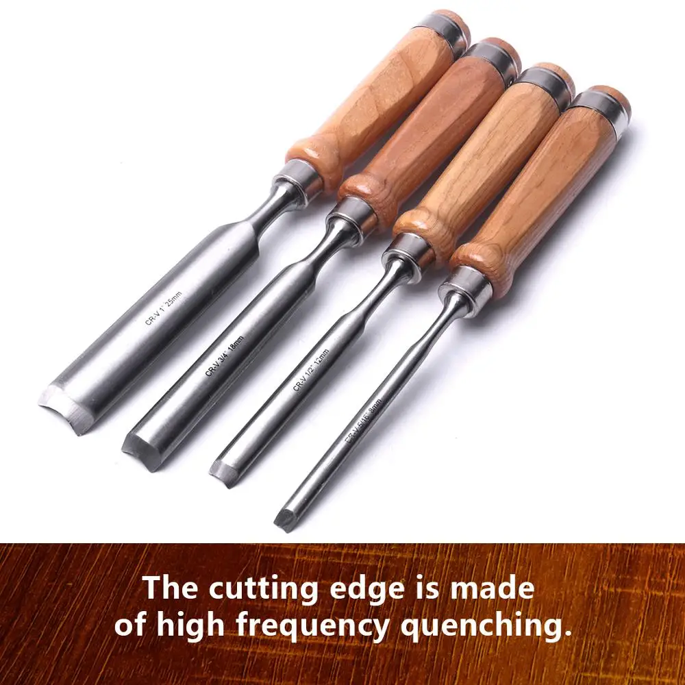 Полукруглые лезвия из хромованадиевой стали резьба по дереву долотом 8 мм/12 мм/18