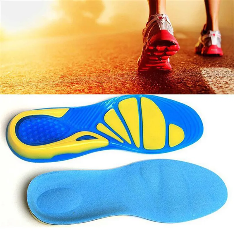

Silicone Non-Slip Gel Soft Sport Shoe Insoles Massaging Insole Orthopedic Foot Care For Feet Shoes Sole Shock Absorption Pads