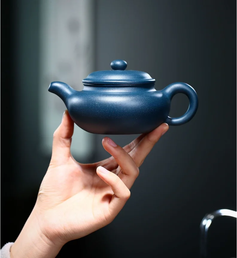 

Китайский чайник Fang Gu Hu, керамический чайник для чая Puer Oolong, чайный набор ручной работы