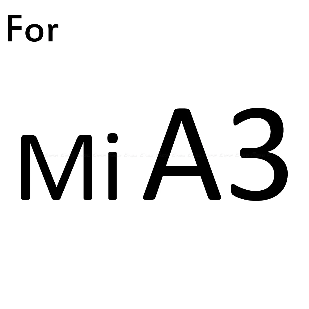 For Xiaomi Mi A3 Задняя крышка экрана для Xiaomi Mi Note 10 9T 9 8 SE Pro 5 PocoPhone F1 A3 A2 Lite Play защитная пленка из углеродного волокна не стекло - Цвет: For Xiaomi Mi A3