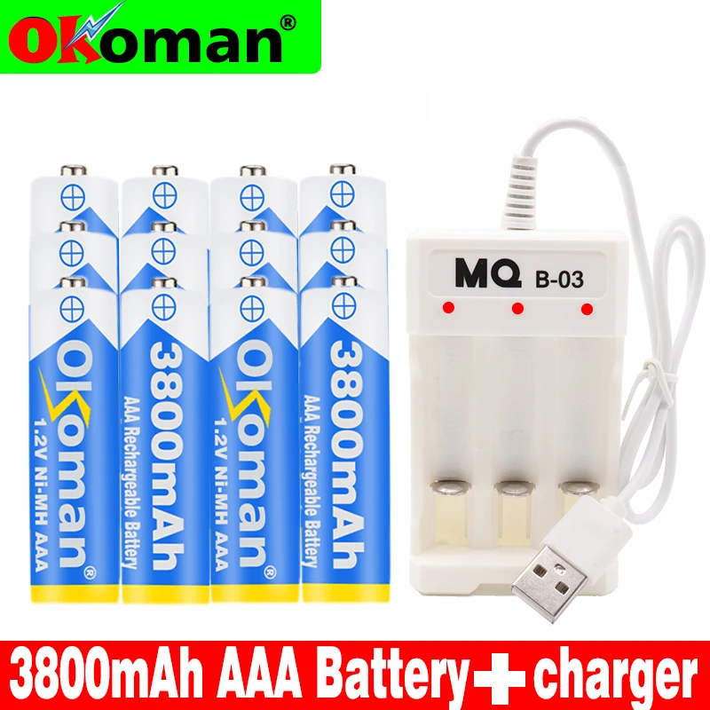 Высококачественная перезаряжаемая никель металлогидридная аккумуляторная