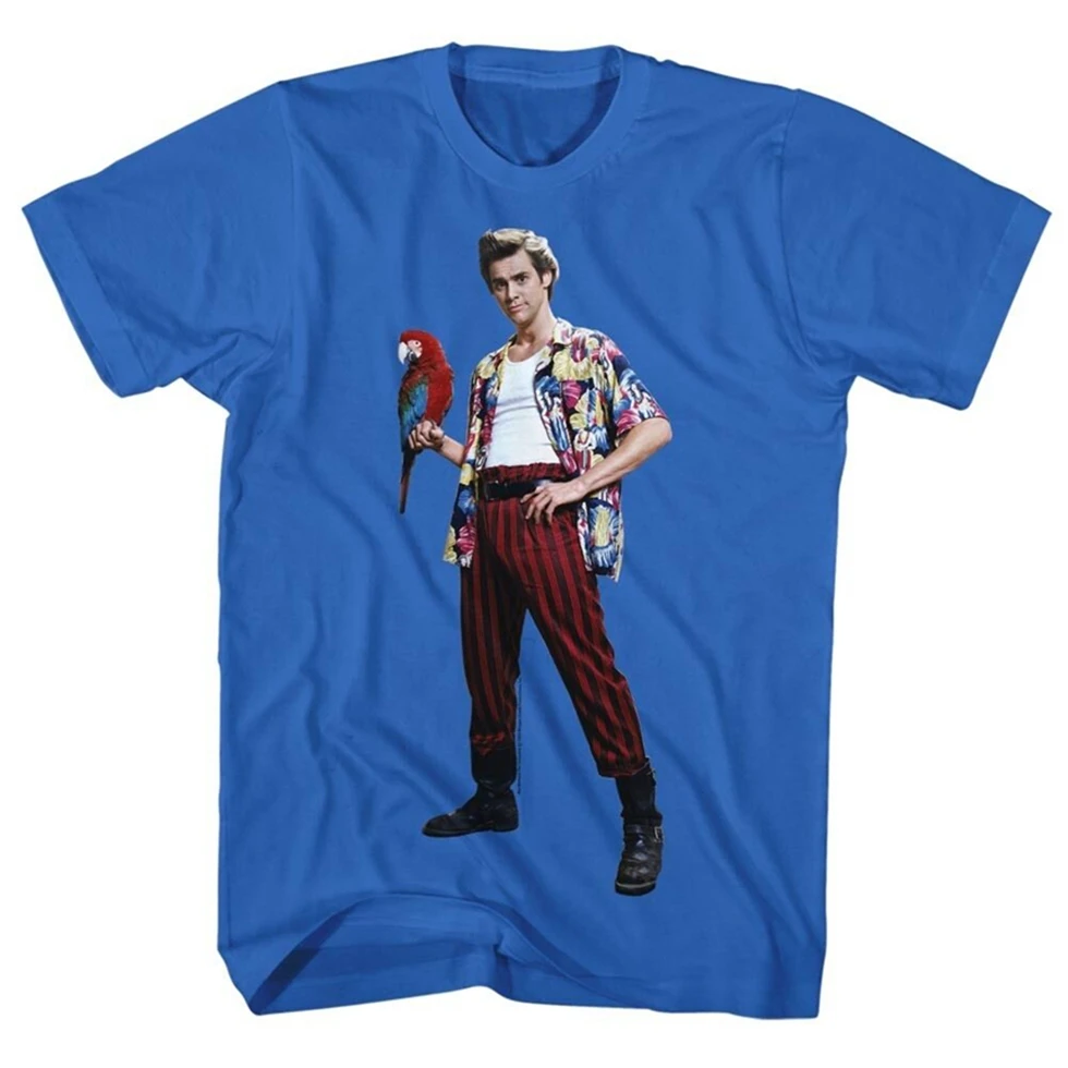 Ace Ventura фильм попугай лицензионный для взрослых Футболка Новая модная