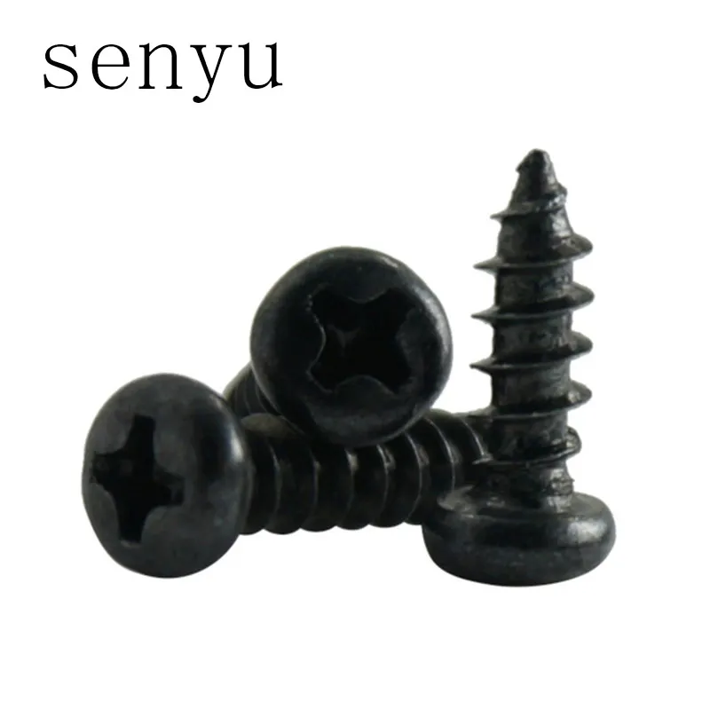 

50 шт./100 шт. M1 M1.2 M1.4 M1.7 M2 M2.3 M2.6 M3 PA Phillips микро винты для ноутбука самонарезающие головки электронные маленькие деревянные винты