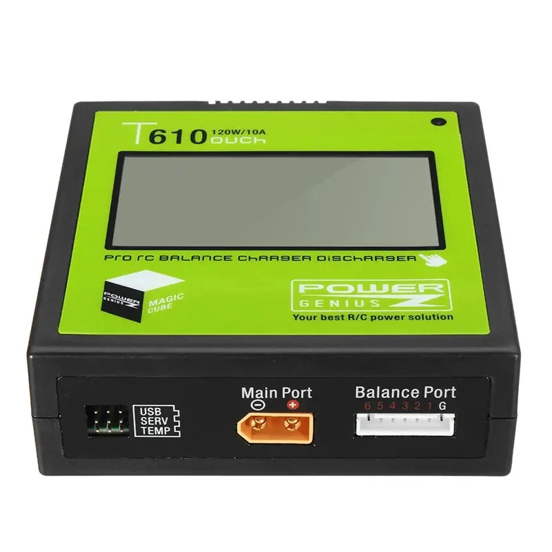 Power Genius PG T610 120 Вт 10 а зарядное устройство Lipo с сенсорным экраном и поддержкой 4 35-4 40