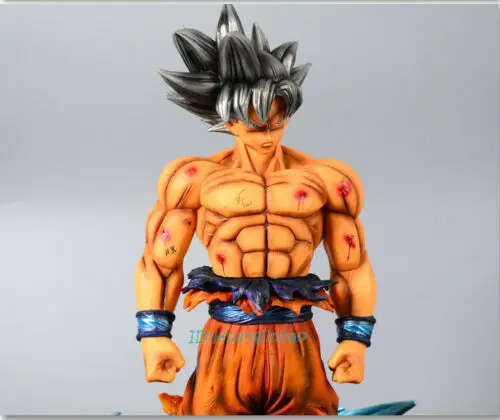Dragon Ball Сон Гоку окрашенная фигурка модель ультра инстинкт с подставкой