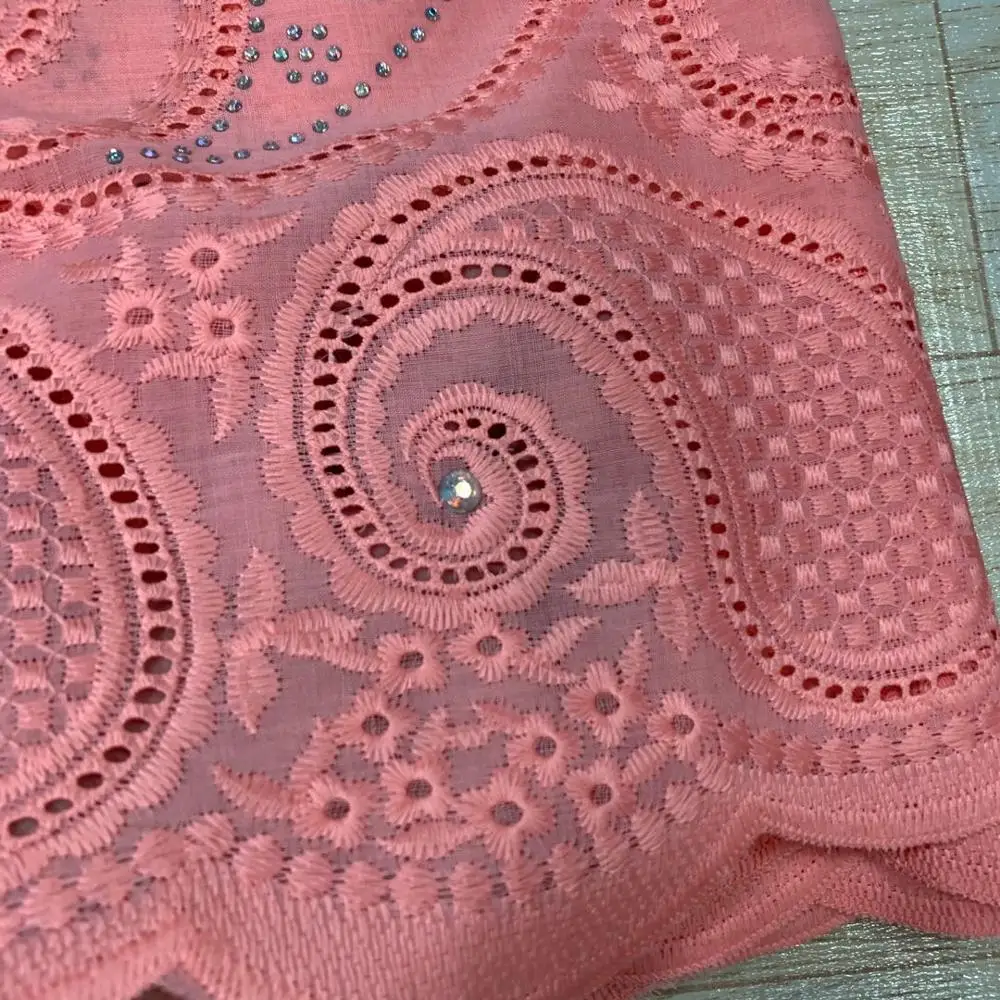 

MIQIER High Quality African nigerian tulle Lace Fabric Damask Lace Fabric Wedding Party Dress cotton Milk Silk Voile Fabric