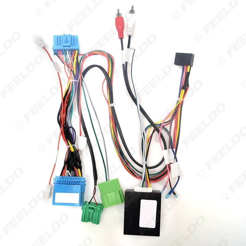 Автомобильный стерео аудио 16pin Android адаптер кабеля питания с can шиной для Honda Odyssey 04