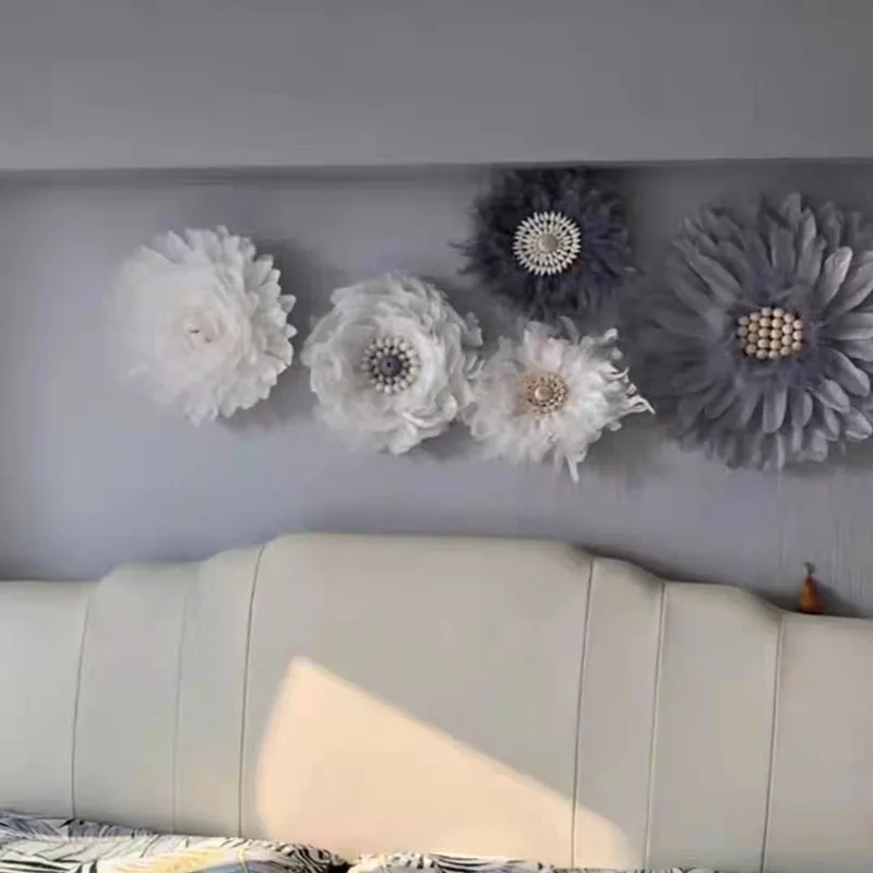 Натуральная перьевая лента из индейского пера 4M, окрашенная марабу, для вышивки, платья, ленты, декора стены шириной 10-15 см.